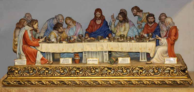 Capodimonte Last Supper Repair